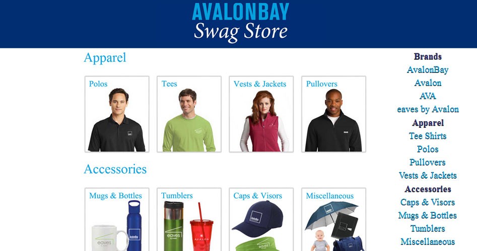 AvalonBay Swag Store